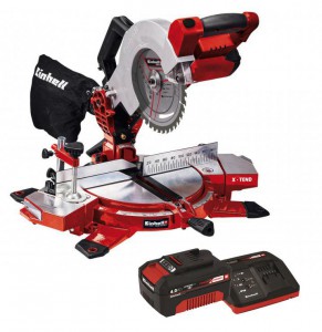 Einhell TE-MS 18/210 Li Solo Mitre Saw 18V Bare Unit With 1 x 4.0Ah Battery & Charger Included Worth 49.95! £149.95